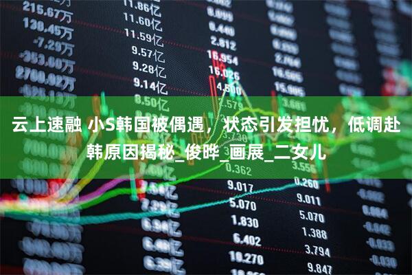 云上速融 小S韩国被偶遇，状态引发担忧，低调赴韩原因揭秘_俊晔_画展_二女儿