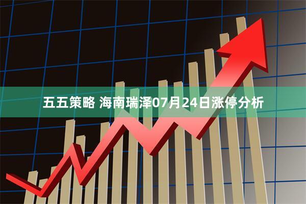 五五策略 海南瑞泽07月24日涨停分析